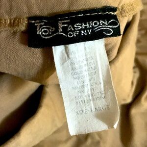 They are tan dress pants from top fashion of ny